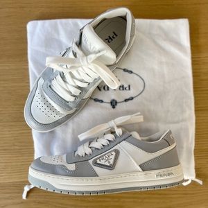 Prada perforated tennis shoes